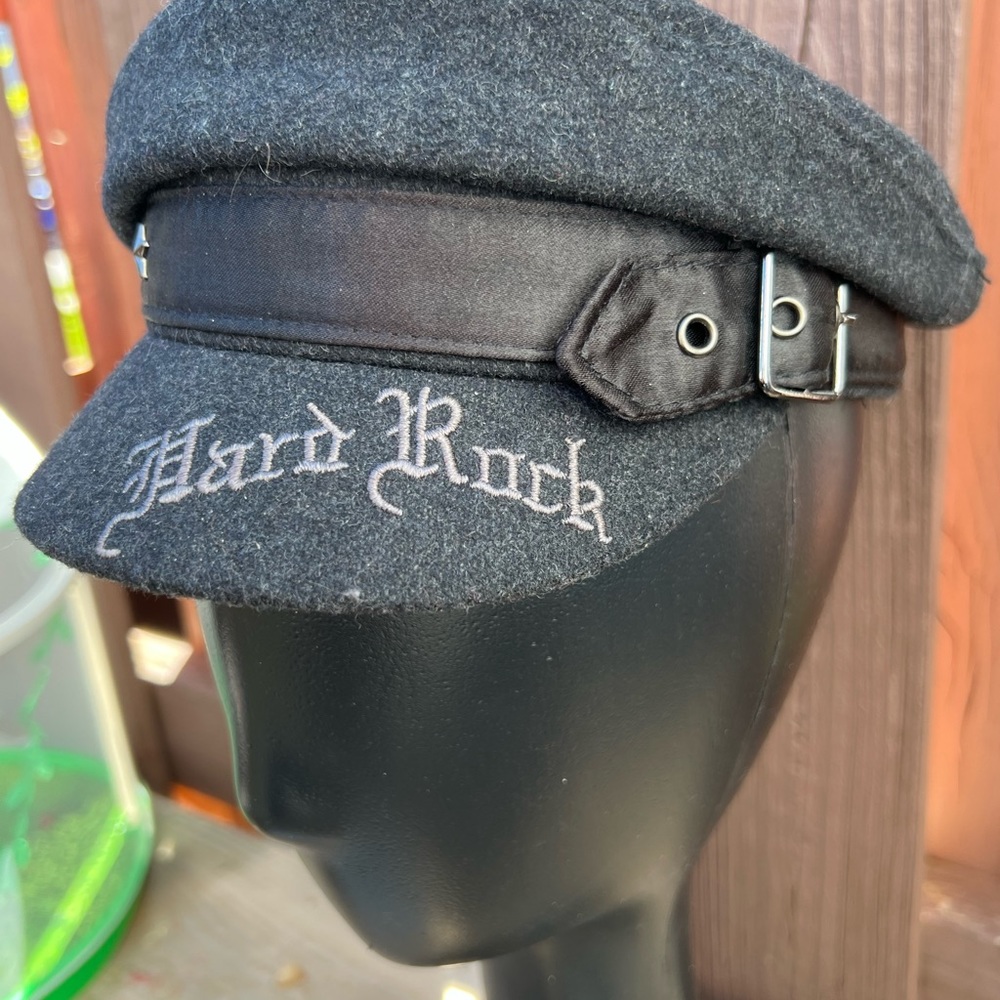 Hard Rock Cafe Biker moto chic hat
